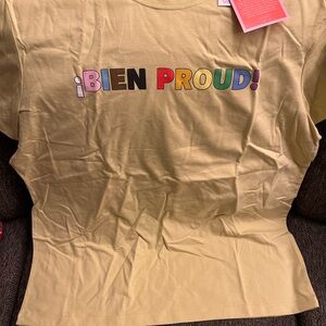 JZD Pride Short Sleeve T Shirt “Bien Proud” (Size XL)